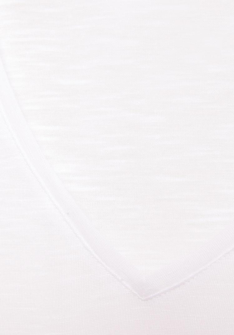 Vivance Vivance V-Shirt V-Shirt Damen - wei&szlig;-neonorange - 0 | SportScheck