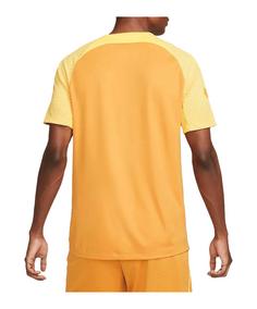 Rückansicht von Nike Strike 22 T-Shirt Funktionsshirt gelborangerot