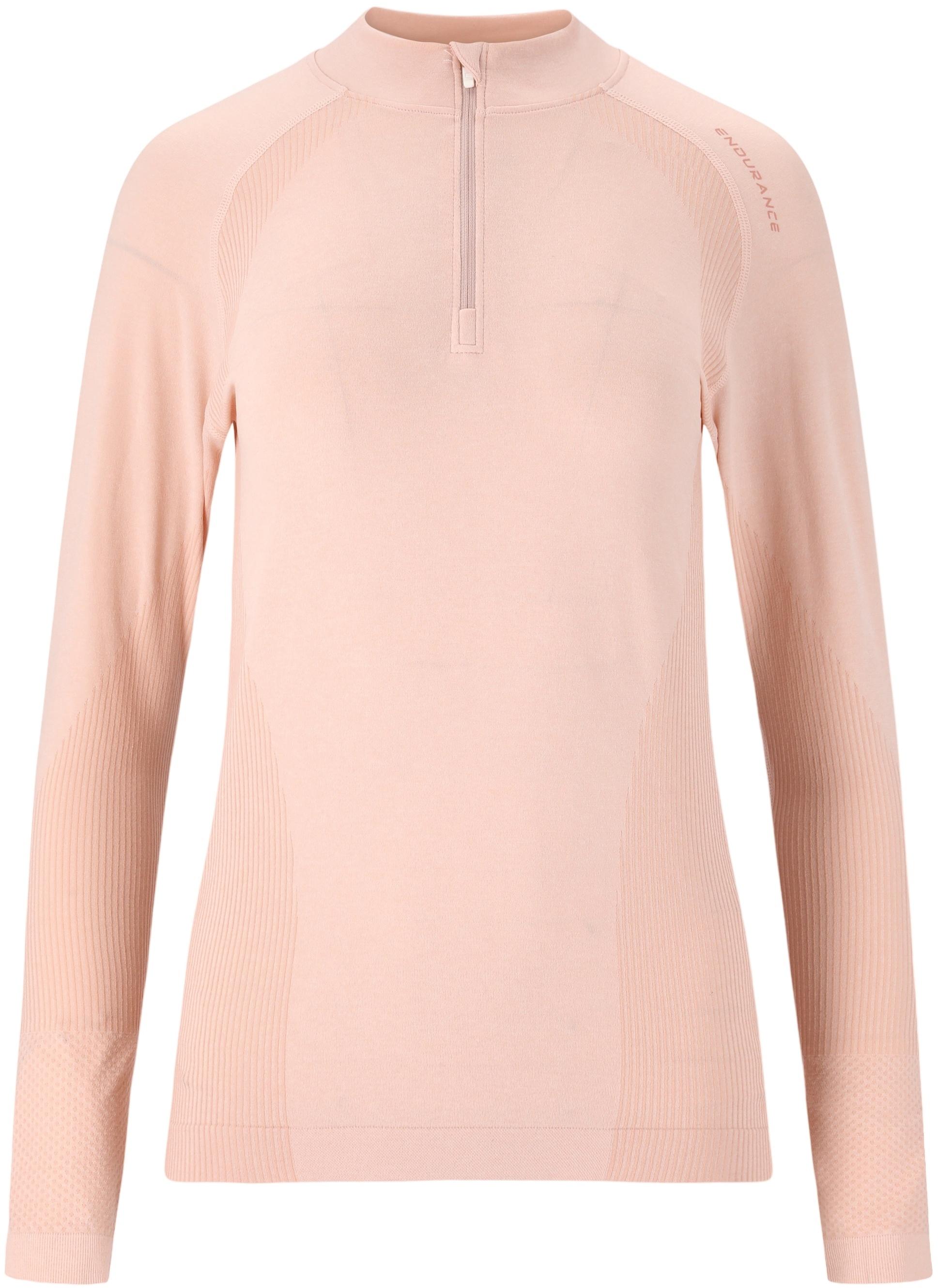 Endurance HALEN W Langarmshirt Damen - 4240 Peach Whip