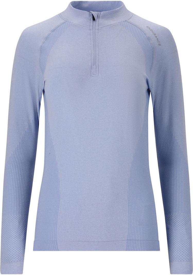 Endurance Endurance HALEN W Langarmshirt Damen - 4351 Blue Heron - 0 | SportScheck