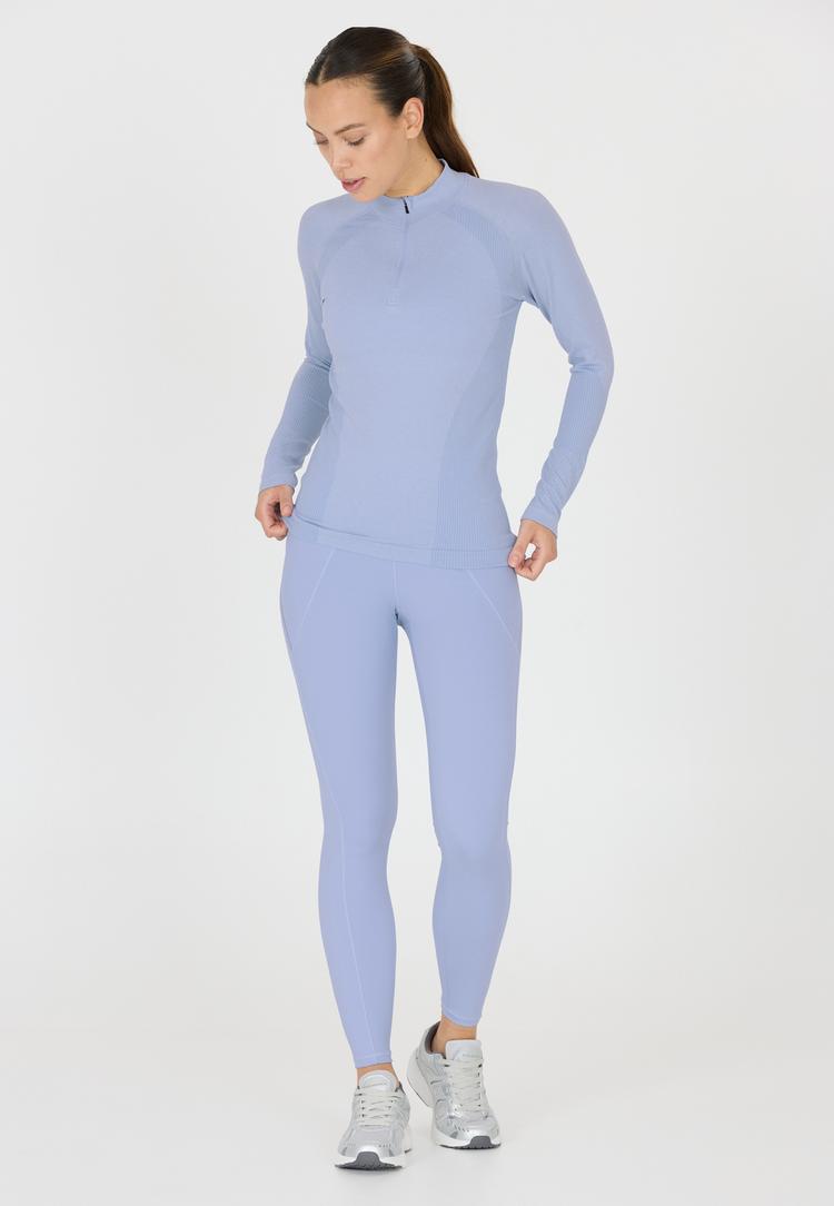 Endurance Endurance HALEN W Langarmshirt Damen - 4351 Blue Heron - 0 | SportScheck