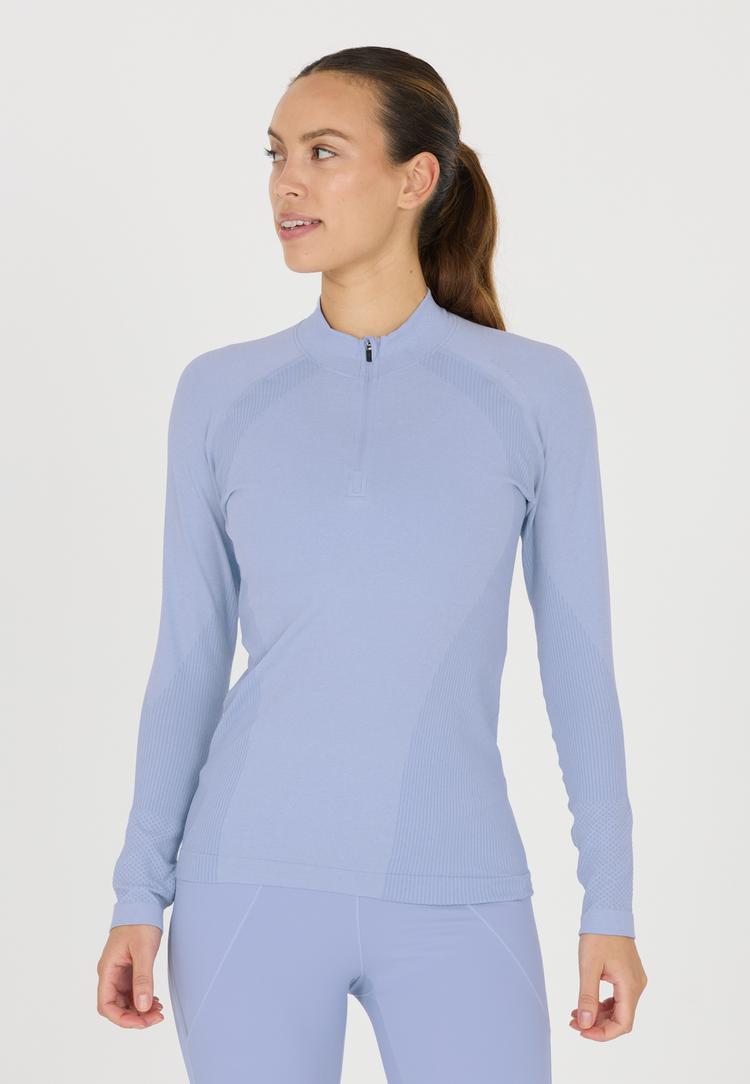 Endurance Endurance HALEN W Langarmshirt Damen - 4351 Blue Heron - 1 | SportScheck