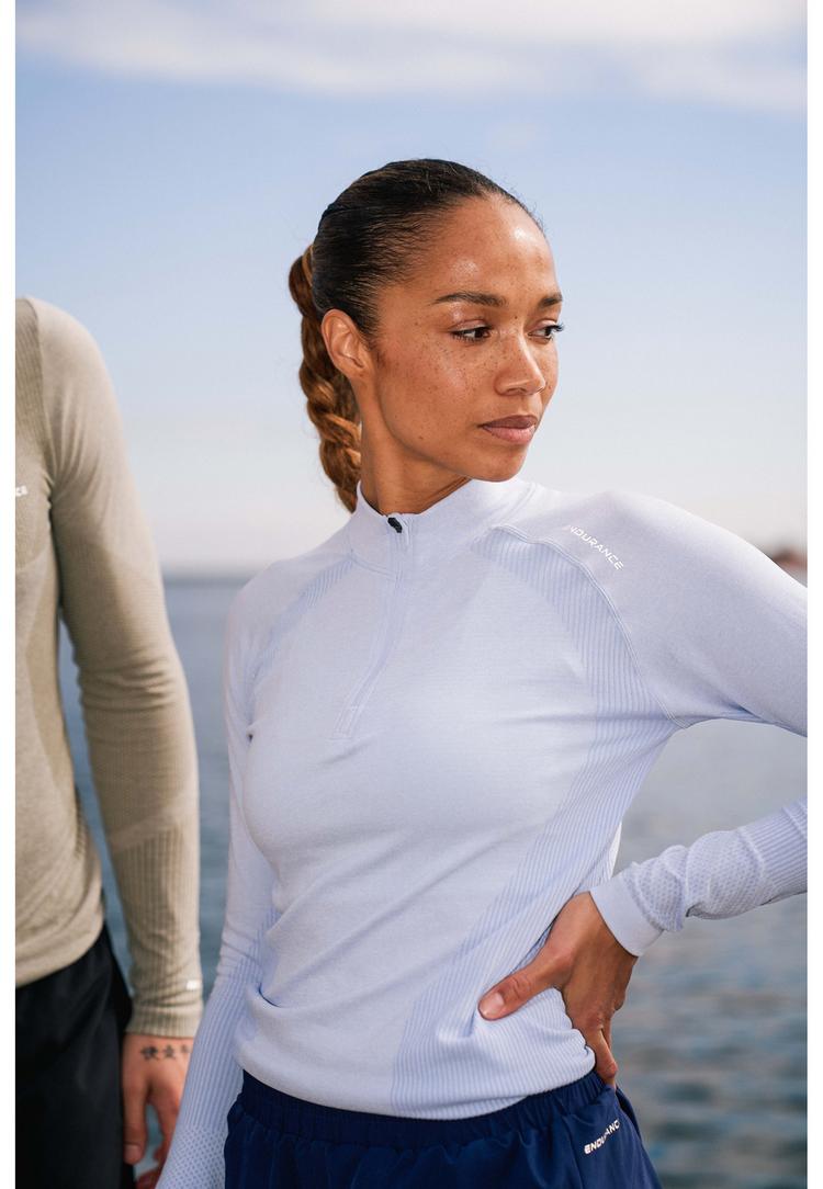 Endurance Endurance HALEN W Langarmshirt Damen - 4351 Blue Heron - 3 | SportScheck