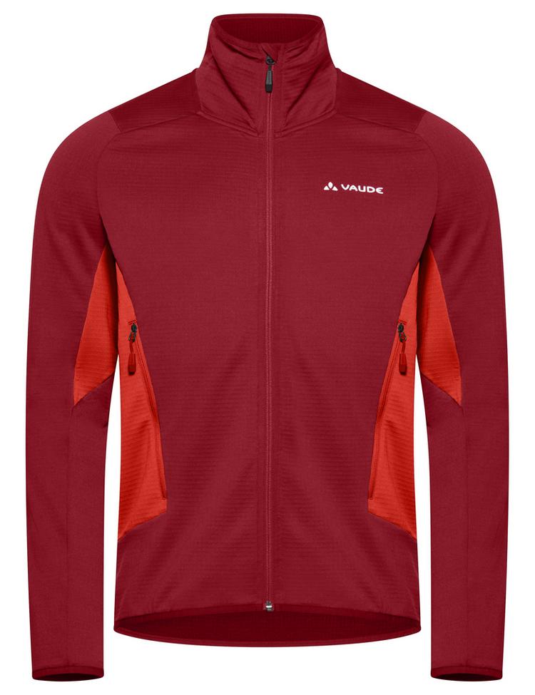 VAUDE VAUDE Men's Monviso Fleece FZ Jacket II Outdoorjacke Herren - carmine/glowing red - 0 | SportScheck