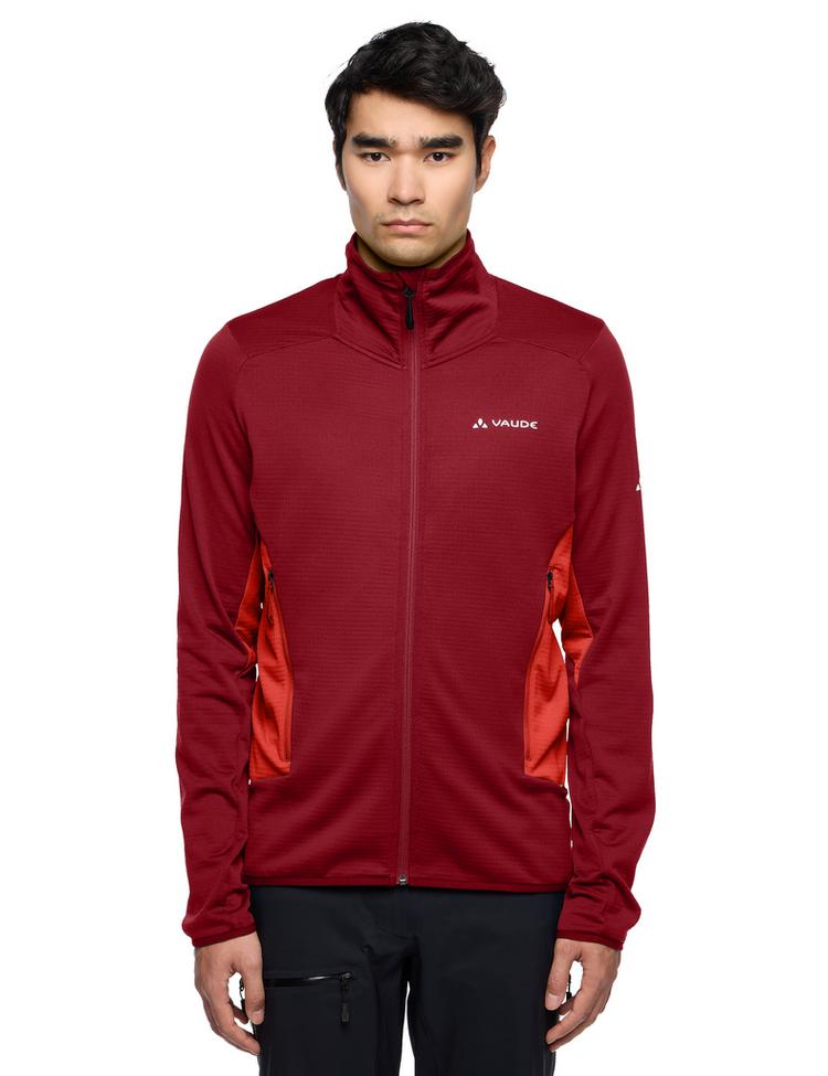 VAUDE VAUDE Men's Monviso Fleece FZ Jacket II Outdoorjacke Herren - carmine/glowing red - 0 | SportScheck