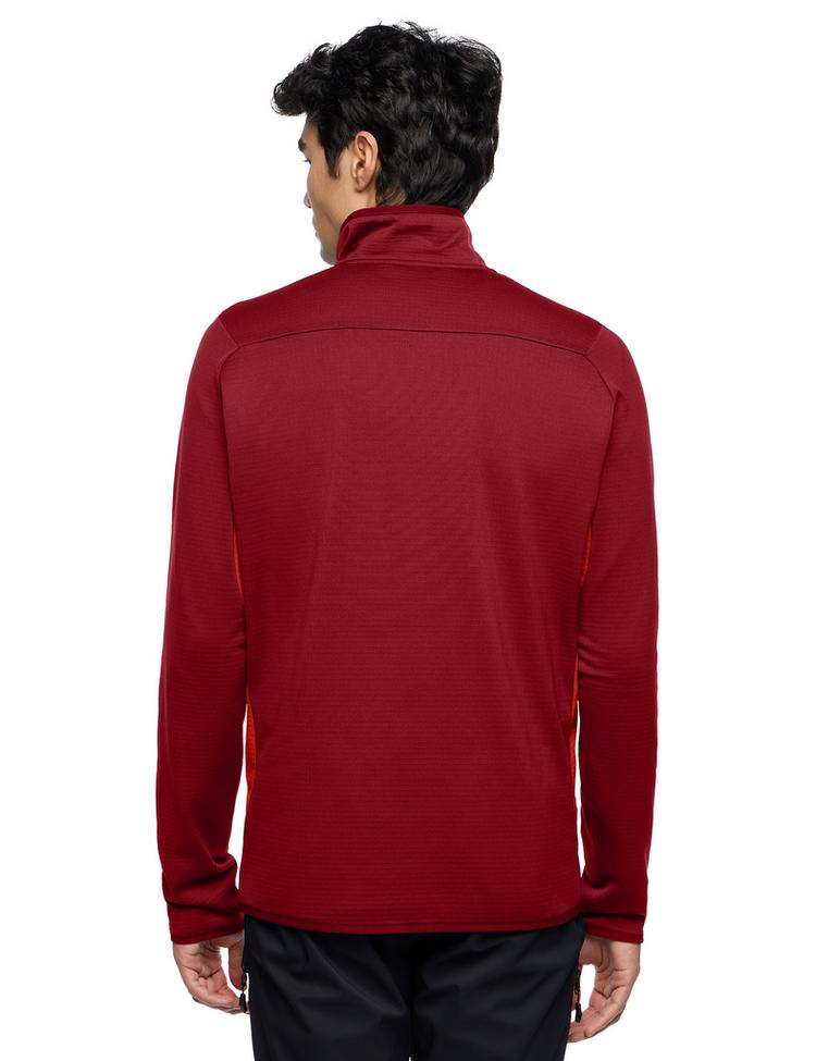 VAUDE VAUDE Men's Monviso Fleece FZ Jacket II Outdoorjacke Herren - carmine/glowing red - 1 | SportScheck