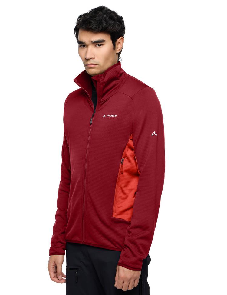 VAUDE VAUDE Men's Monviso Fleece FZ Jacket II Outdoorjacke Herren - carmine/glowing red - 2 | SportScheck