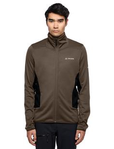 Rückansicht von VAUDE Men's Monviso Fleece FZ Jacket II Outdoorjacke Herren deer brown