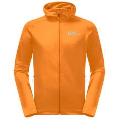 Jack Wolfskin BAISELBERG HOODED FZ M Fleecejacke Herren safflower