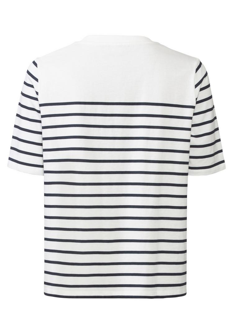 Lascana Lascana T-Shirt T-Shirt Damen - wei&szlig;-marine gestreift - 0 | SportScheck