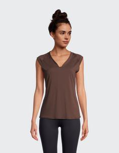 Rückansicht von VENICE BEACH VB Eleam T-Shirt Damen coffee