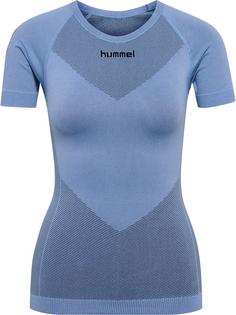 hummel HUMMEL FIRST SEAMLESS JERSEY S/S W Funktionsshirt Damen BEL AIR BLUE