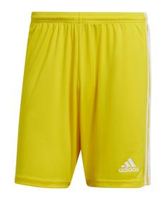 adidas Squadra 21 Short Fu&szlig;ballshorts Herren gelbweiss