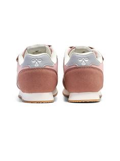 Rückansicht von hummel REFLEX DOUBLE MULTI JR Sneaker Kinder NUTMEG