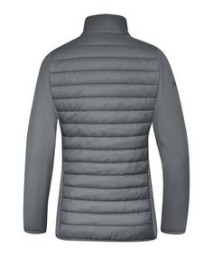 Rückansicht von JAKO Hybrid Corparate Jacke Damen Regenjacke Herren grau