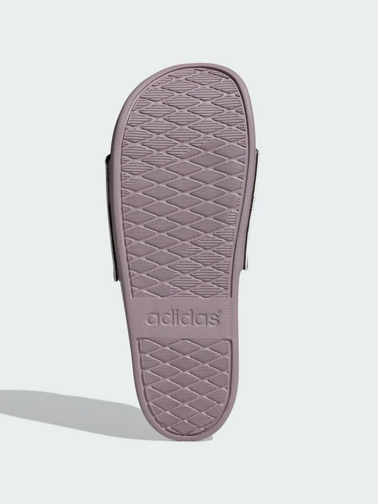 adidas adidas Comfort adilette Badelatschen - Aurora Black / Aurora Black / Preloved Fig - 2 | SportScheck