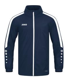 JAKO Power Allwetterjacke Regenjacke Herren blauweiss