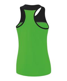 Rückansicht von Erima Change by Tanktop Damen Funktionstop Damen gruenschwarz