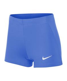 Nike Stock Tight Short Damen Laufshorts Damen blau