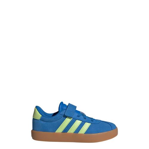 Rückansicht von adidas VL Court 3.0 Schuh Sneaker Kinder Bright Royal / Pulse Lime / Gum