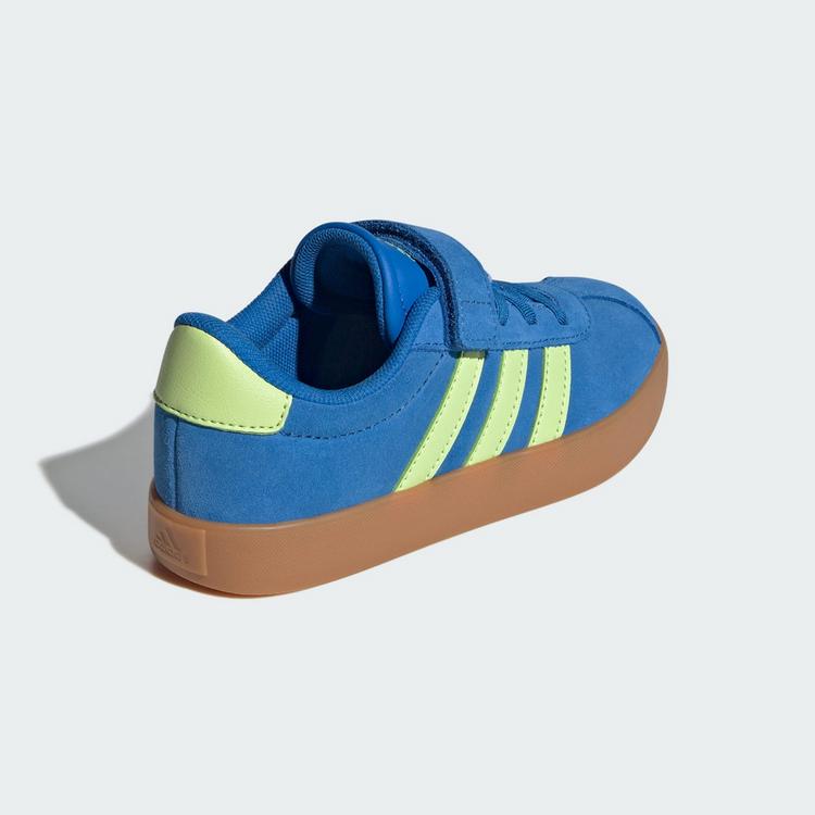 adidas adidas VL Court 3.0 Schuh Sneaker Kinder - Bright Royal / Pulse Lime / Gum - 4 | SportScheck
