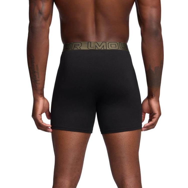 Under Armour Under Armour Boxershort Unterhose Herren - Schwarz/Gr&uuml;n - 3 | SportScheck