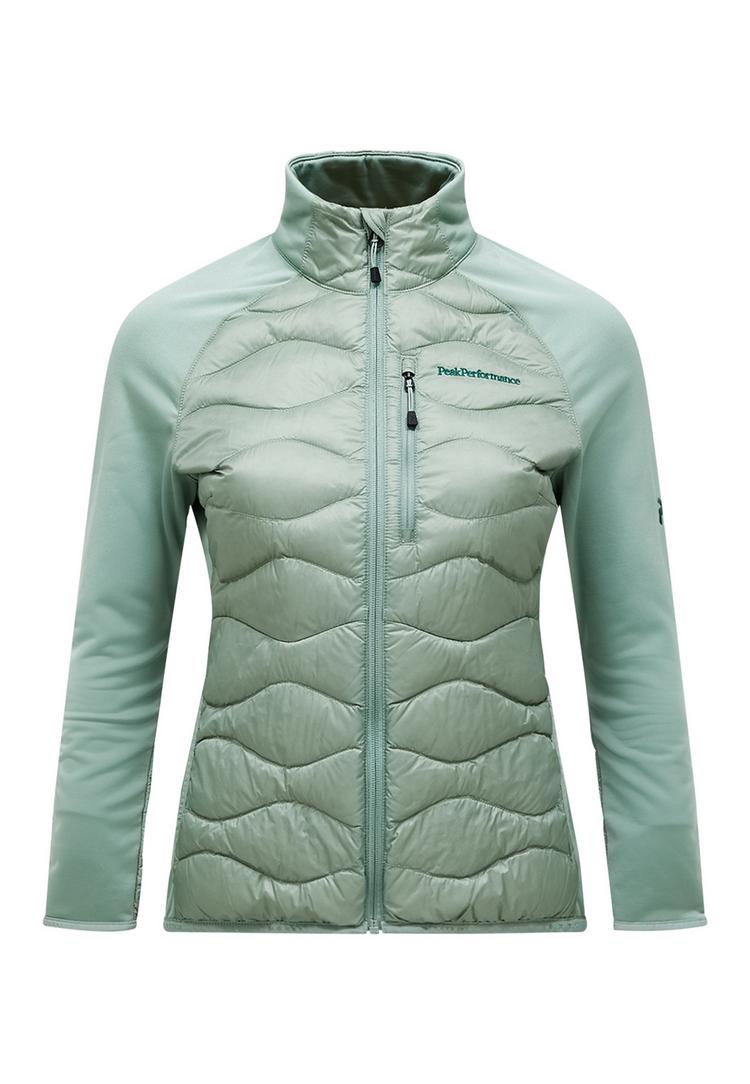 Peak Performance Peak Performance W Helium Down Hybrid Jacket Trainingsjacke Damen - SALBEI - 0 | SportScheck