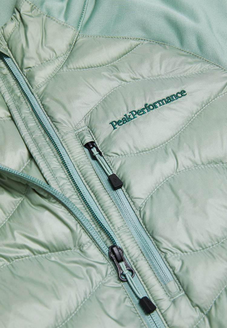 Peak Performance Peak Performance W Helium Down Hybrid Jacket Trainingsjacke Damen - SALBEI - 0 | SportScheck