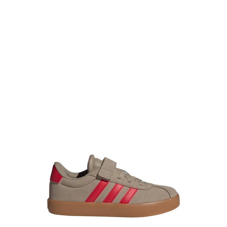 adidas adidas VL Court 3.0 Schuh Sneaker Kinder - Blanch Cargo / Pure Ruby / Gold Metallic - 0 | SportScheck