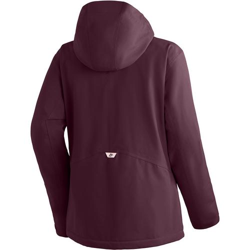 Rückansicht von Maier Sports Straja Skijacke Damen Lila4643