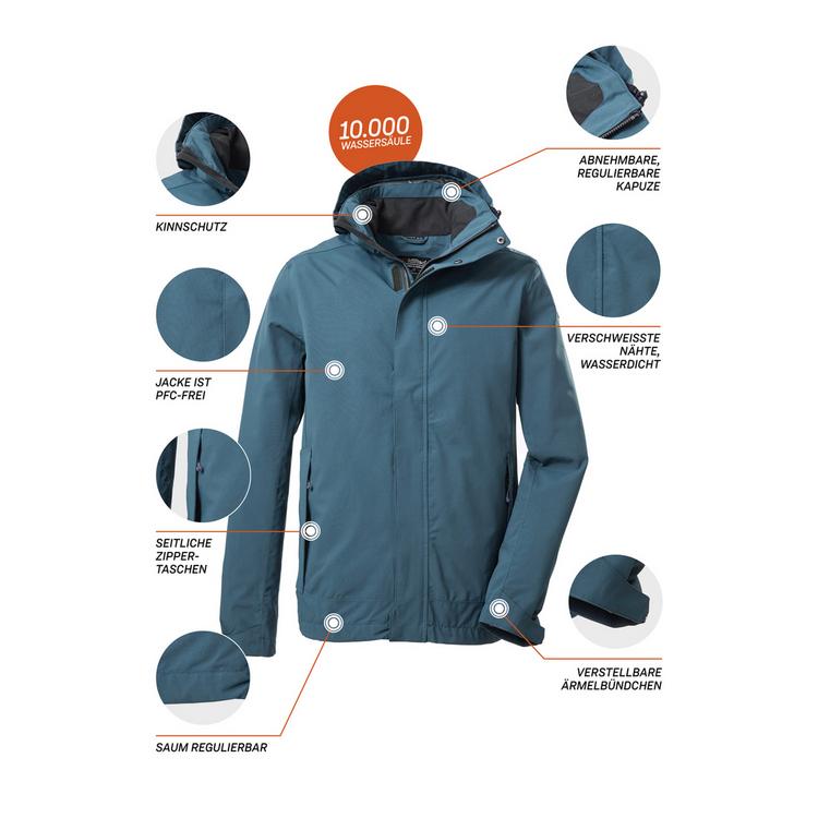 KILLTEC KILLTEC KOS 87 MN JCKT_XENIOS Funktionsjacke Herren - Blau3071 - 3 | SportScheck