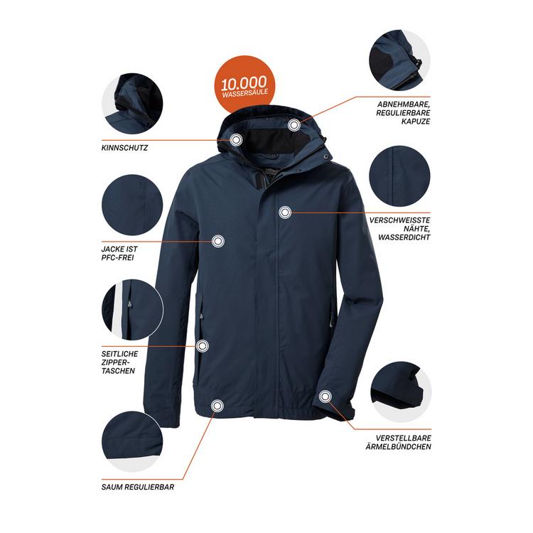 KILLTEC KILLTEC KOS 87 MN JCKT_XENIOS Funktionsjacke Herren - Blau3098 - 3 | SportScheck