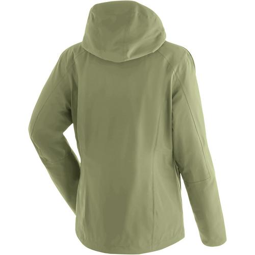 Rückansicht von Maier Sports Lisbon 3in1 Funktionsjacke Damen Oliv101