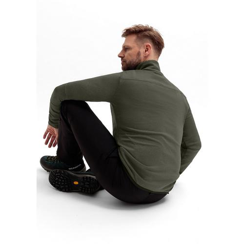 Rückansicht von Maier Sports Sinaia Fleecejacke Herren Dunkelgrau036