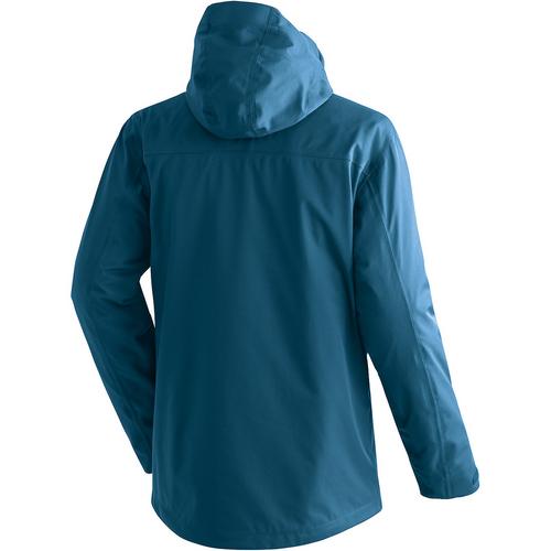 Rückansicht von Maier Sports Peyor 3in1 Funktionsjacke Herren Petrol251