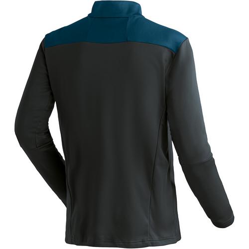 Rückansicht von Maier Sports Felian Langarmshirt Herren Schwarz01110
