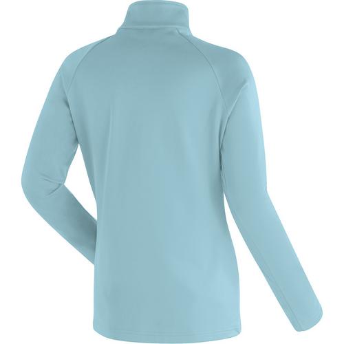 Rückansicht von Maier Sports Eva Langarmshirt Damen Blau3051