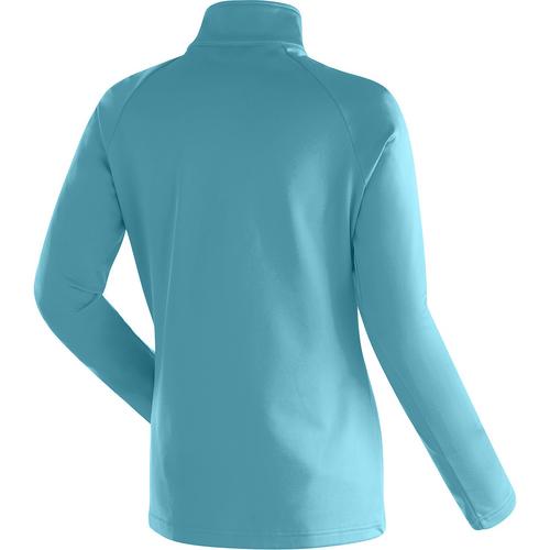 Rückansicht von Maier Sports Eva Langarmshirt Damen Hellblau351