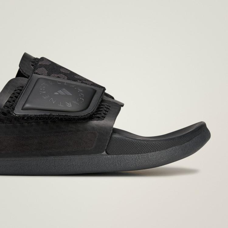 adidas adidas adidas by Stella McCartney Badeschlappen Badelatschen Damen - Core Black / Core Black / Core Black - 6 | SportScheck