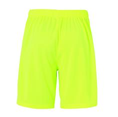 Rückansicht von Uhlsport CENTER BASIC OHNE INNENSLIP Fu&szlig;ballshorts fluo gelb