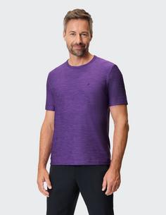 Rückansicht von JOY sportswear VITUS T-Shirt Herren purple power Mel.