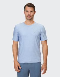 Rückansicht von JOY sportswear VITUS T-Shirt Herren blue ash melange