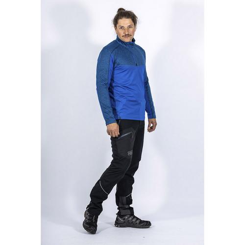 Rückansicht von Maul Sport Hybrid Monte Tamaro 2XT Softshellhose Herren Schwarz