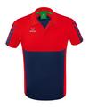 Erima Six Wings Poloshirt Poloshirt Herren - blaurot