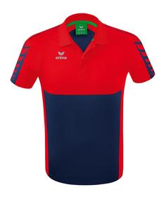Erima Six Wings Poloshirt Poloshirt Herren blaurot