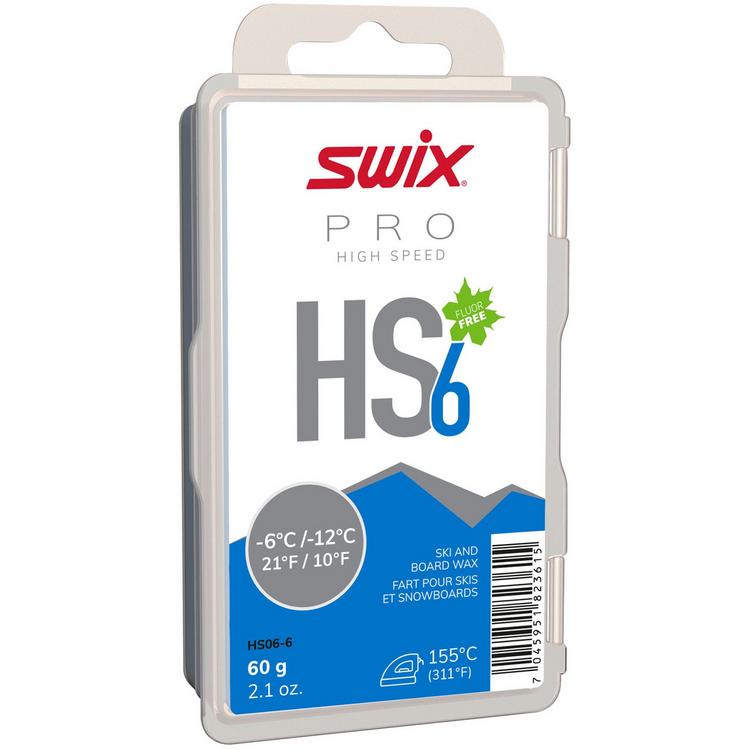 SWIX SWIX HS6 Blue, -6&deg;C/-12&deg;C Wachs - HS6 Blue -6&deg;C--12&deg;C, 60g - 0 | SportScheck