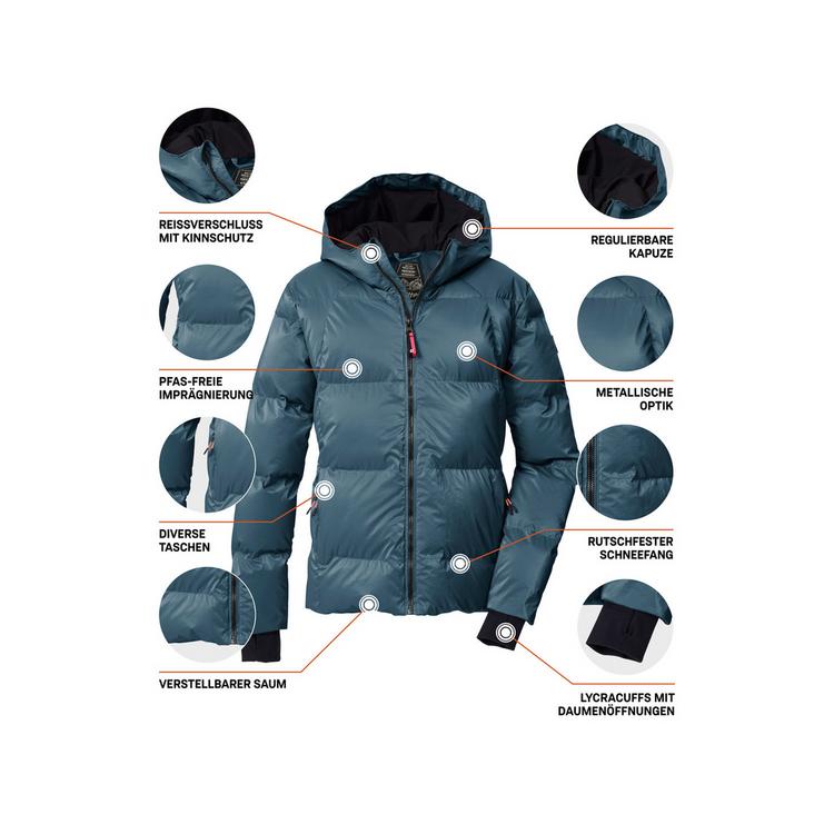 KILLTEC KILLTEC KSW 210 GRLS QLTD JCKT Skijacke Kinder - Blau3018 - 3 | SportScheck