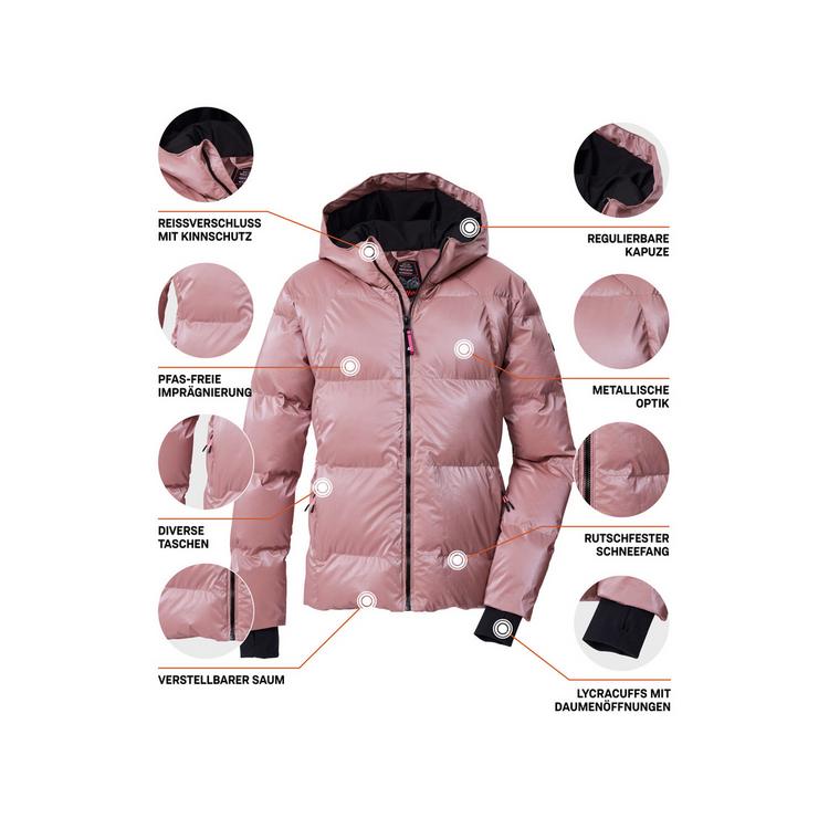 KILLTEC KILLTEC KSW 210 GRLS QLTD JCKT Skijacke Kinder - Rose4015 - 4 | SportScheck