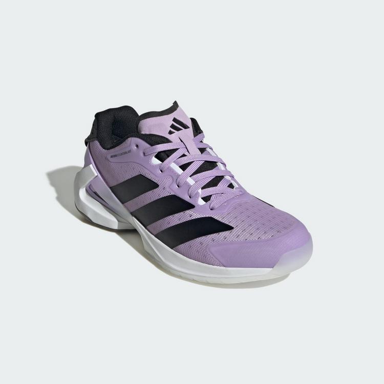 adidas adidas Adizero Counterblast Hallenschuh Hallenschuhe Damen - Cloud White / Core Black / Powder Plum - 3 | SportScheck