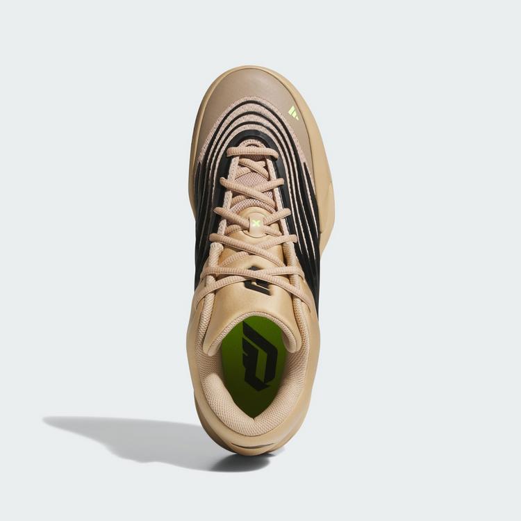 adidas adidas Dame X Schuh Basketballschuhe - Warm Sandstone / Core Black / Lucid Lemon - 1 | SportScheck